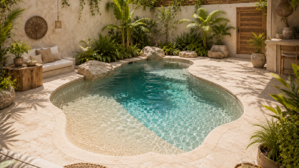 Mini-Piscine : Combien coûte une Petite Piscine ? mini-piscine lagon