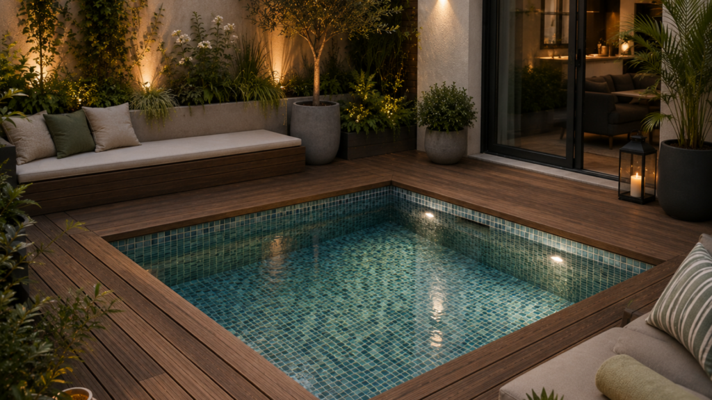 Mini-Piscine : Combien coûte une Petite Piscine ? mini-piscine urbaine