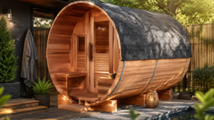 bois cedre rouge sauna exterieur