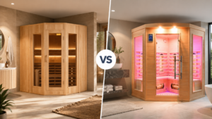 sauna finlandais infrarouge comparatif