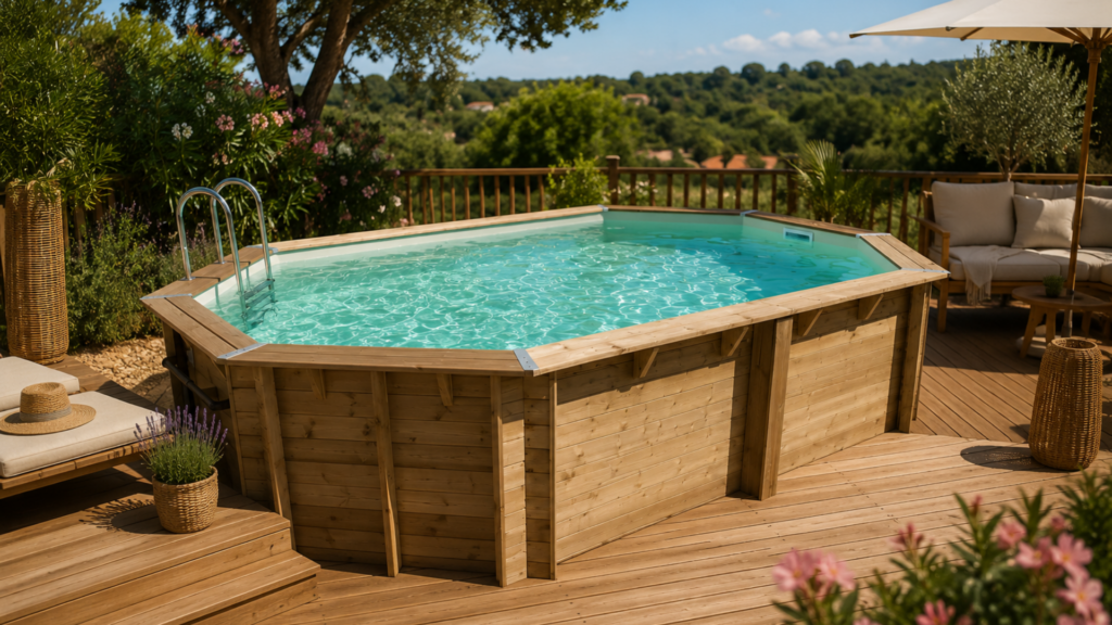 Terrase Bois Piscine Hors Sol