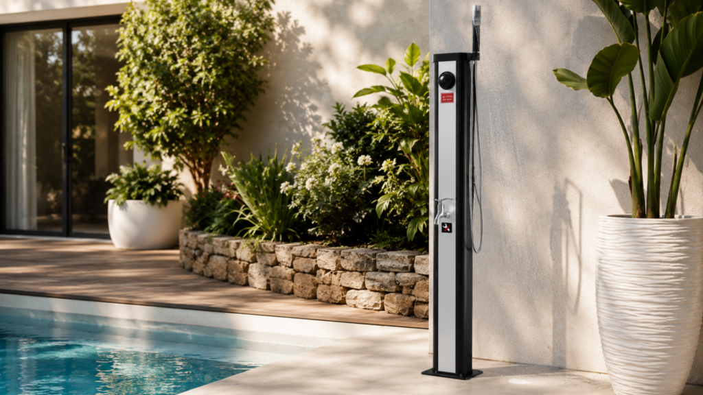 Les Meilleures Douches Solaires en 2026 : Guide d'Achat Douches solaires : Ubbink Solaris Elite 18L