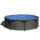 Piscine acier graphite