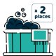Spa gonflable 2 places
