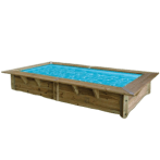 Piscine Bois Semi Enterrée - Large Choix Ubbink, Gré, Durapin