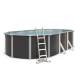 Piscine acier ovale