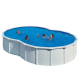 Piscine acier en huit
