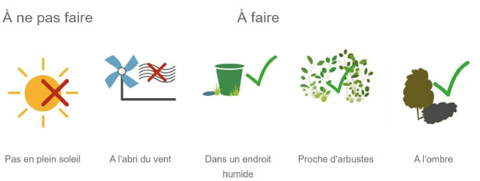 Installation piège anti moustique Biogents