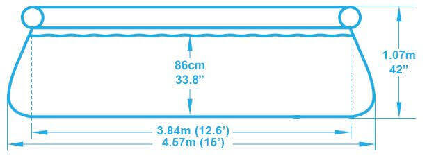 piscine hors sol autoportante Fast Set Bestway Fast Set Rotin Ø457 h107 cm