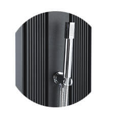 Douchette rince-pied douche solaire Formidra Dada Curve