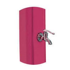 Rince-pied douche solaire Formidra Happy 4X4