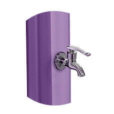 Rince-pied douche solaire Formidra Jolly