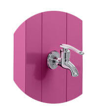 Rince-pied douche solaire Formidra Spring