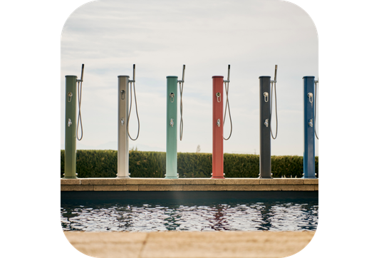 douche solaire vert opaline 20L