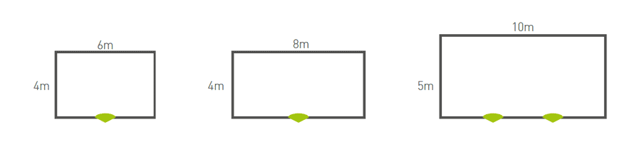 Implantation lampes LED