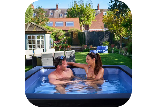 Spa thérapeutique semi rigide Netspa Idaho Blanc