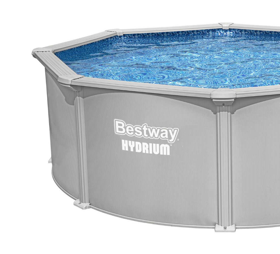 Piscine hors sol ronde Hydrium 366 x 122 cm cut