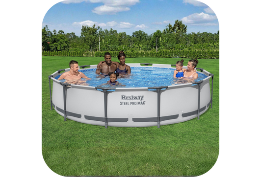 Piscine hors sol Steel Pro Max - Ø 366 x H 76 cm
