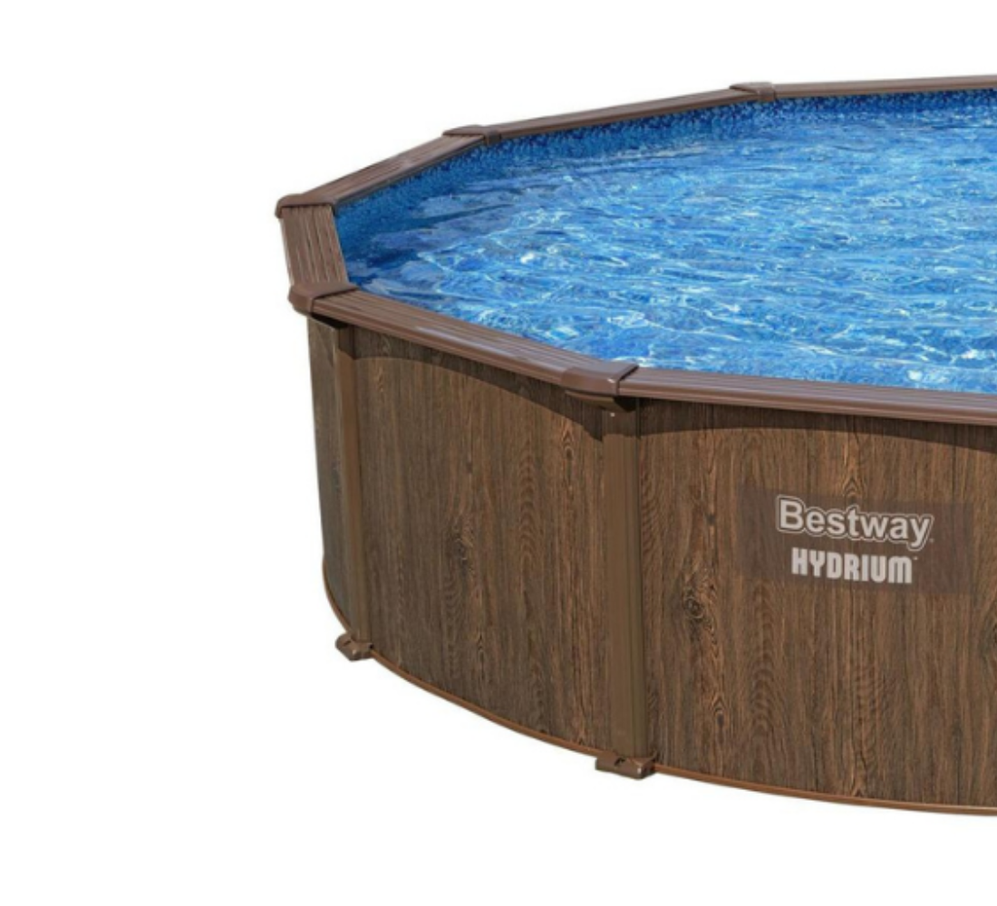 Piscine hors sol ronde Hydrium™ 490 x 130 cm cut
