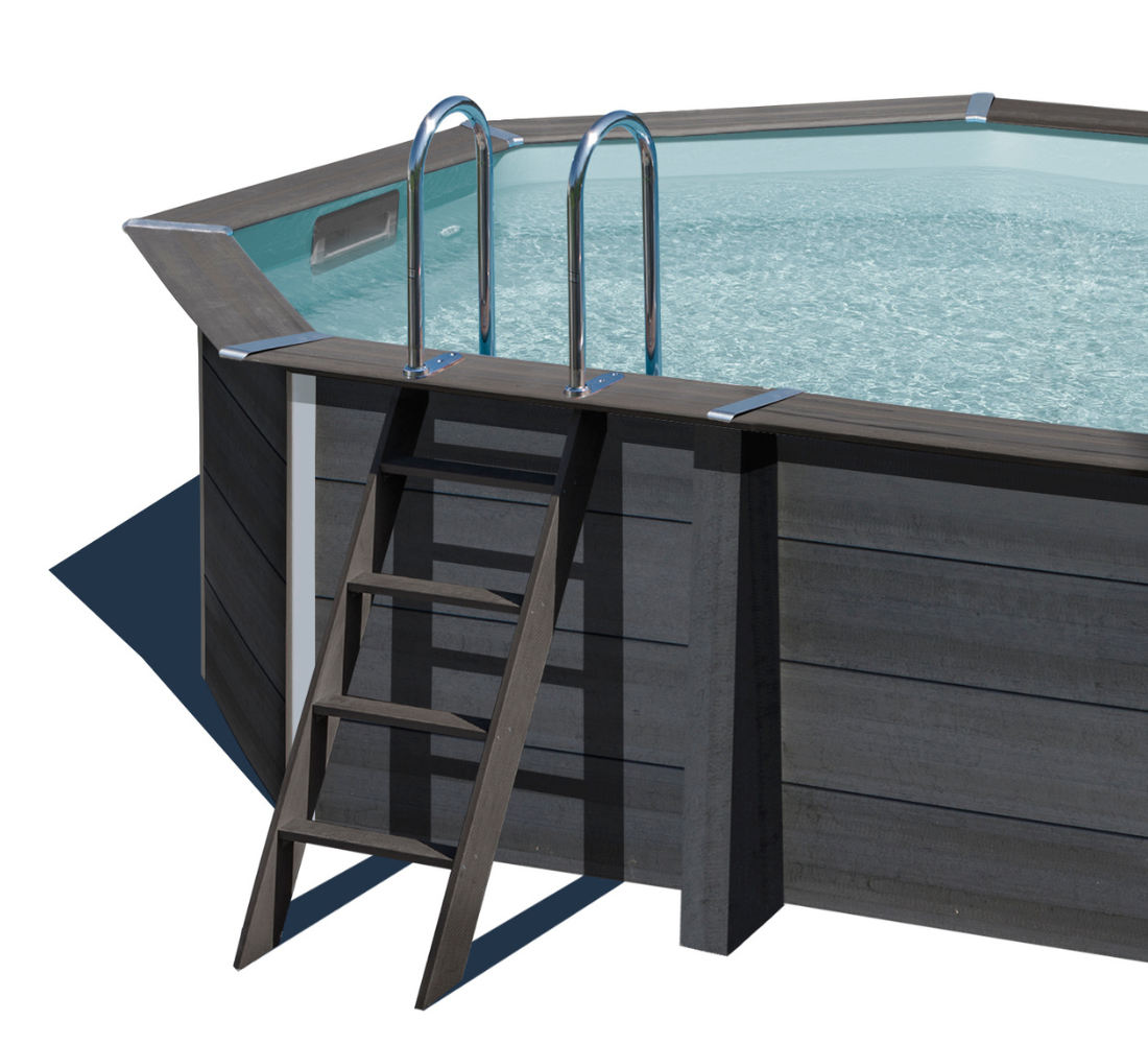 Piscine hors sol ovale composite