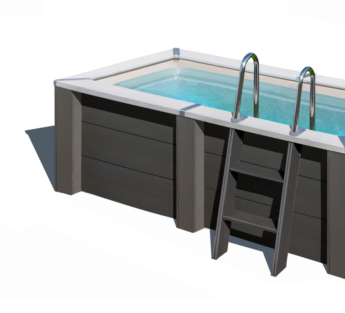 Piscine hors sol ovale composite