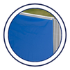 Type Liner piscine hors sol