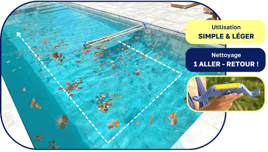 épuisette de piscine xxl