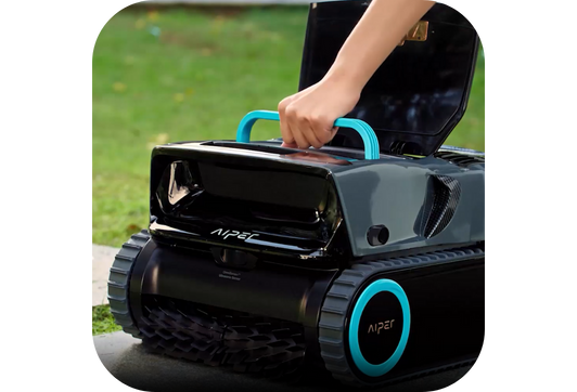 Aiper Scuba X1 Pro Max nettoyant une piscine en action