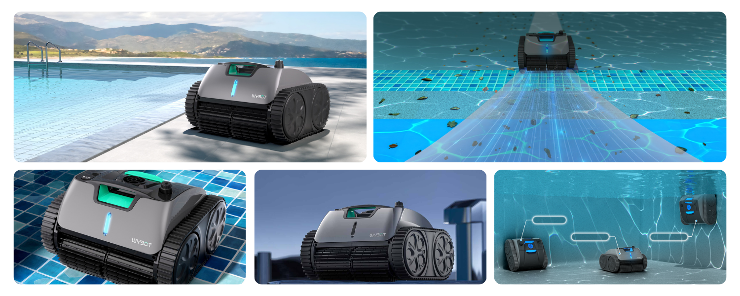 avantages robot de piscine wybot sans fil s2