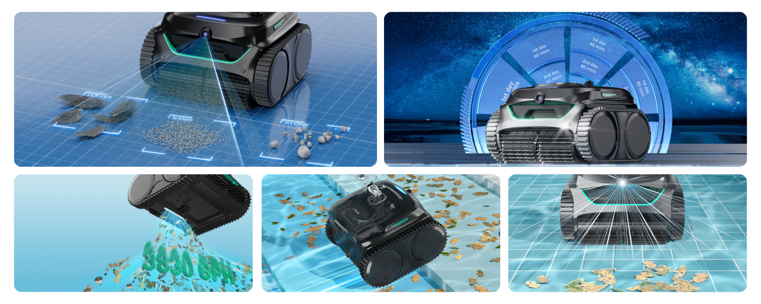 avantages du robot de piscine wybot c2 vision