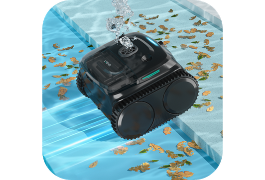 robot piscine piloté avec l'application