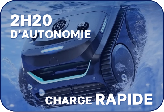 Vue de dessus du Wybot C2 montrant son design compact