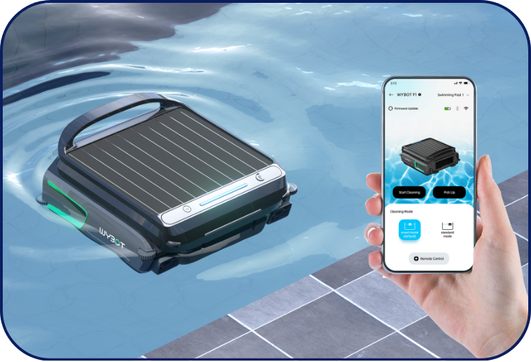 robot de piscine connecté pilotage application