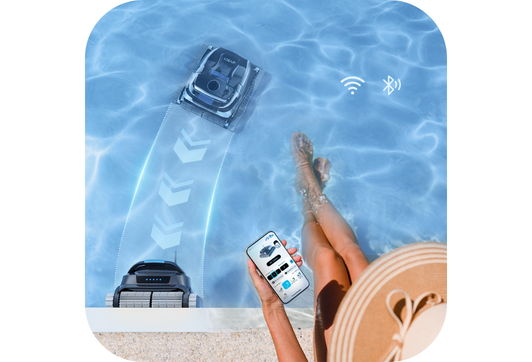 Application mobile Wybot - Contrôle intelligent du robot piscine