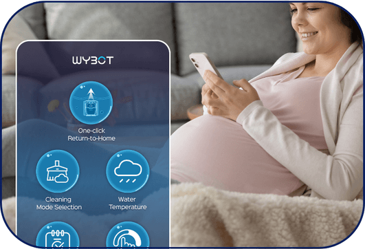 Application mobile Wybot - Contrôle intelligent du robot piscine