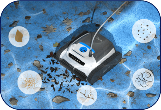 Robot piscine Wybot M1-C - Double filtration haute performance