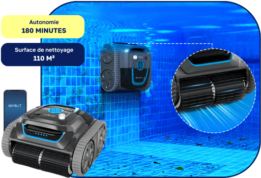robot piscine sans fil wybot s1