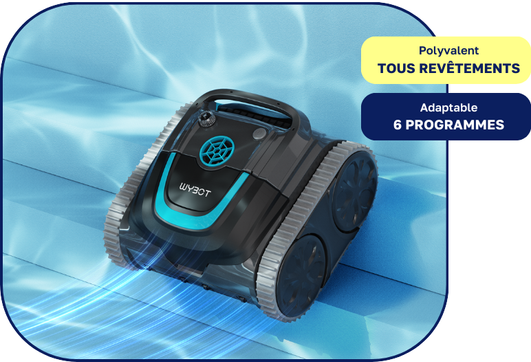 robot de piscine sans fil performant wybot s1