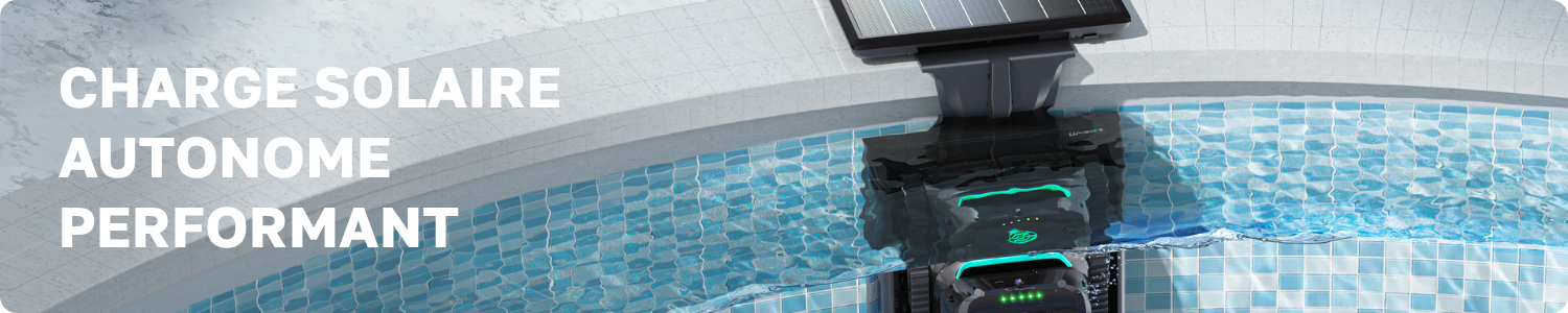 robot piscine sans fil wybot S2 Solar vision