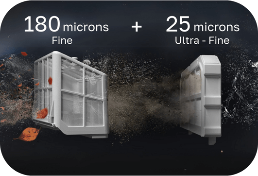 robot piscine Wybot S2 double filtration