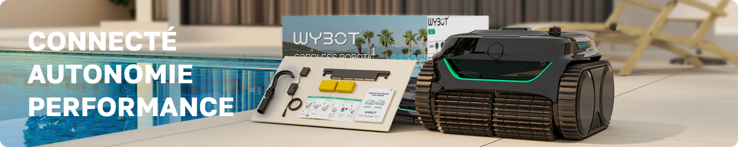 robot piscine sans fil wybot c2