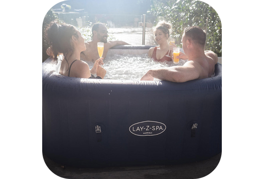 Spa gonflable carré Lay-Z-Spa Hawaii carré