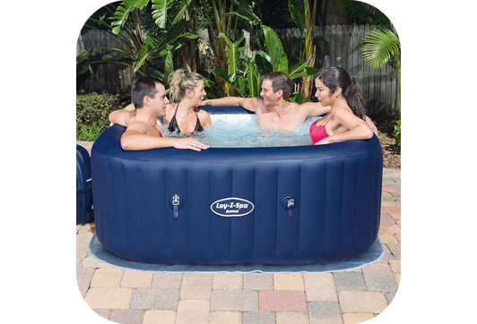 Spa gonflable carré Lay-Z-Spa Hawaii carré pour un moment de détente optimal
