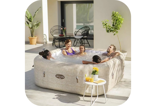 Spa gonflable carré Lay-Z-Spa Rome 5-7 personnes