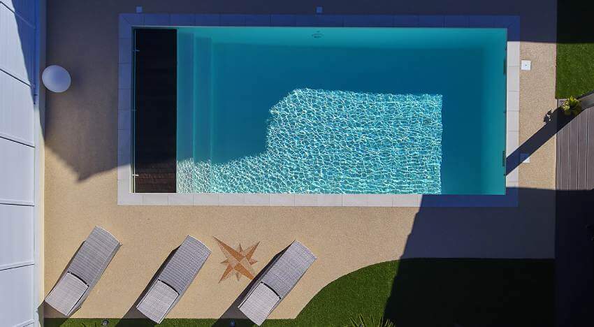 Volet immergé Pool Diving vue dessus