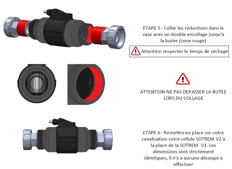 Remplacement cellule Sotrem - étape 2