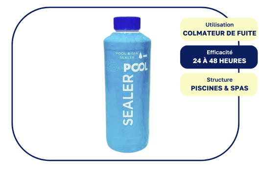 colmateur fuite piscine spa