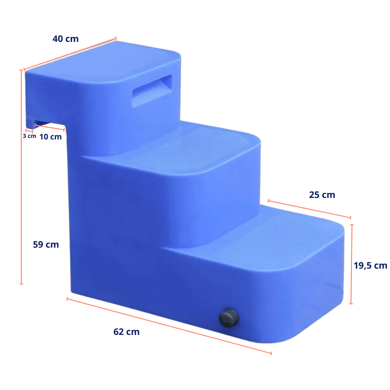 escalier pour chien piscine