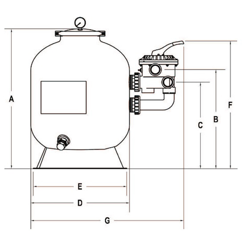 Dimensions du filtre Swimfiltre
