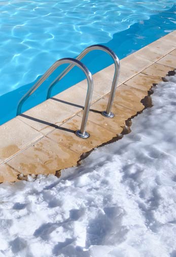 Hivernage d'une piscine bois